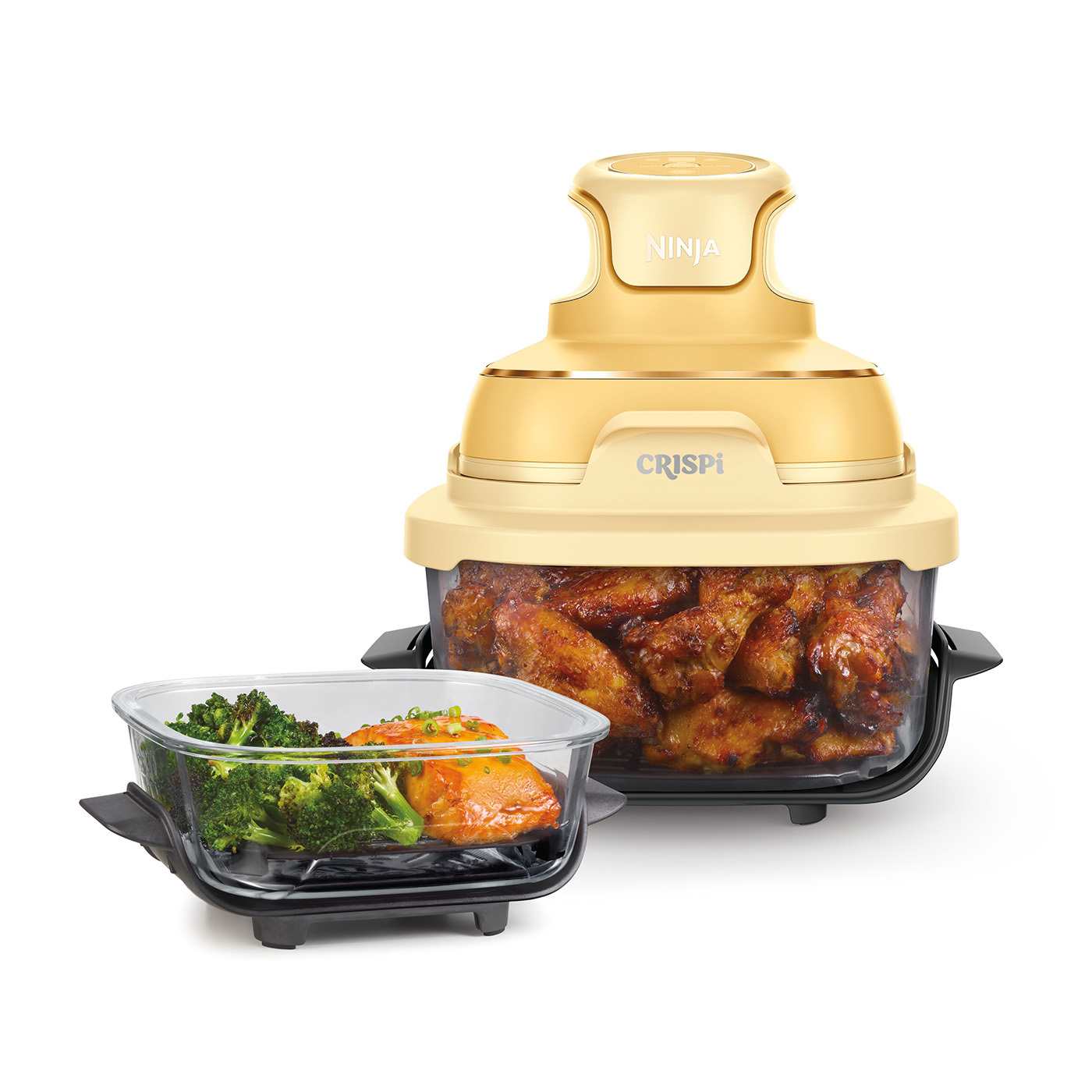 Ninja CRISPi 4-in-1 Portable Glass Air Fryer - Ginger Snap FN101UKGD product photo