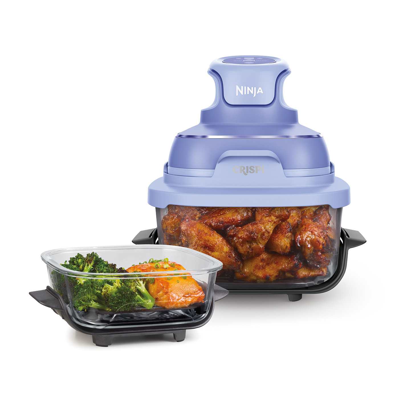 Ninja CRISPi 4-in-1 Portable Glass Air Fryer - Frosted Lilac FN101UKPR product photo
