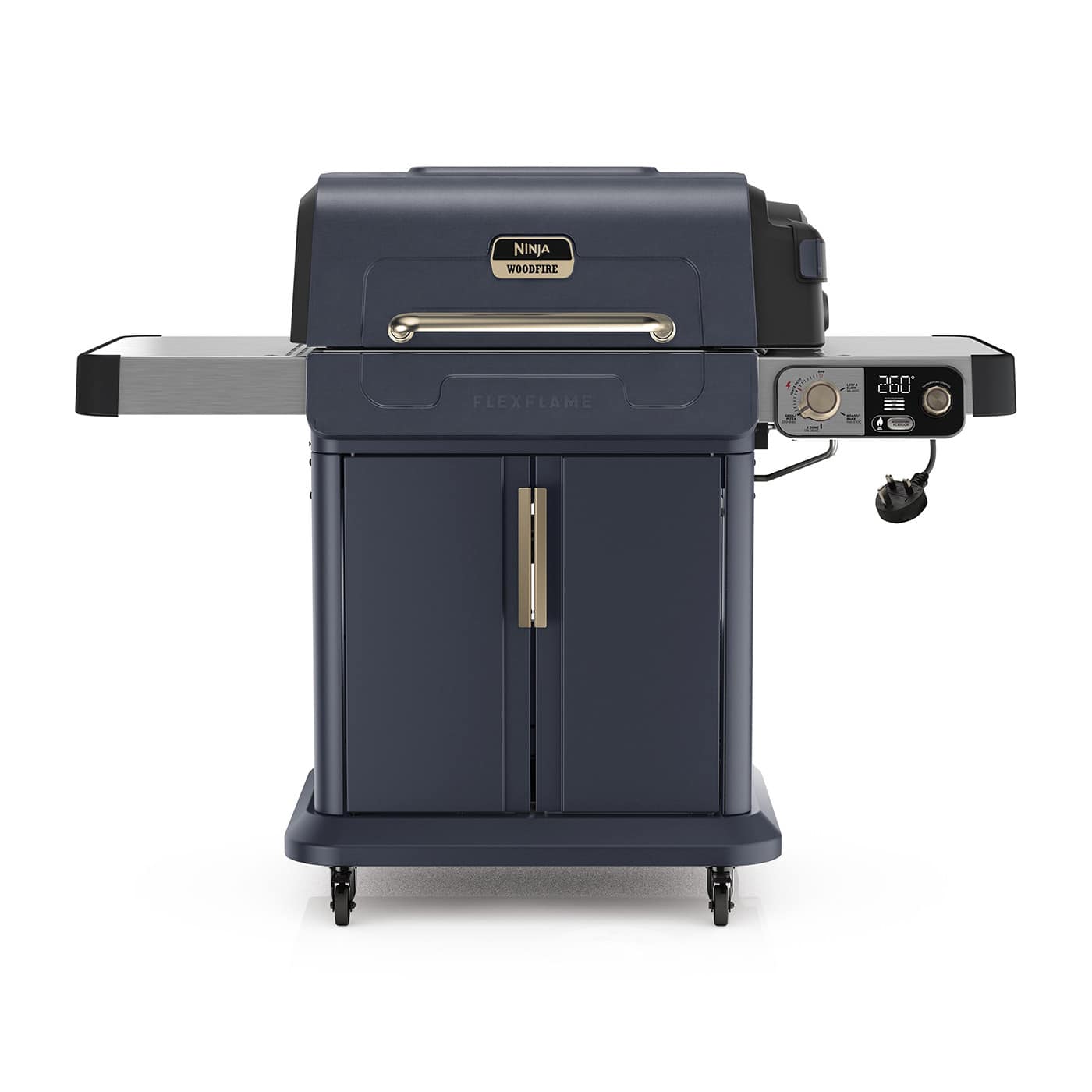 Ninja FlexFlame Gas BBQ & Outdoor Cooking System - Blue & Gold PG301UKBL product photo