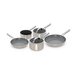 Ninja Ceramic Pro 5-Piece Pan Set &ndash; Stone product photo Side New M