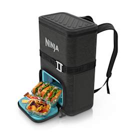 Ninja FrostVault Go 17 litre 24-Can Backpack Soft Cooler - Charcoal Grey product photo Side New M