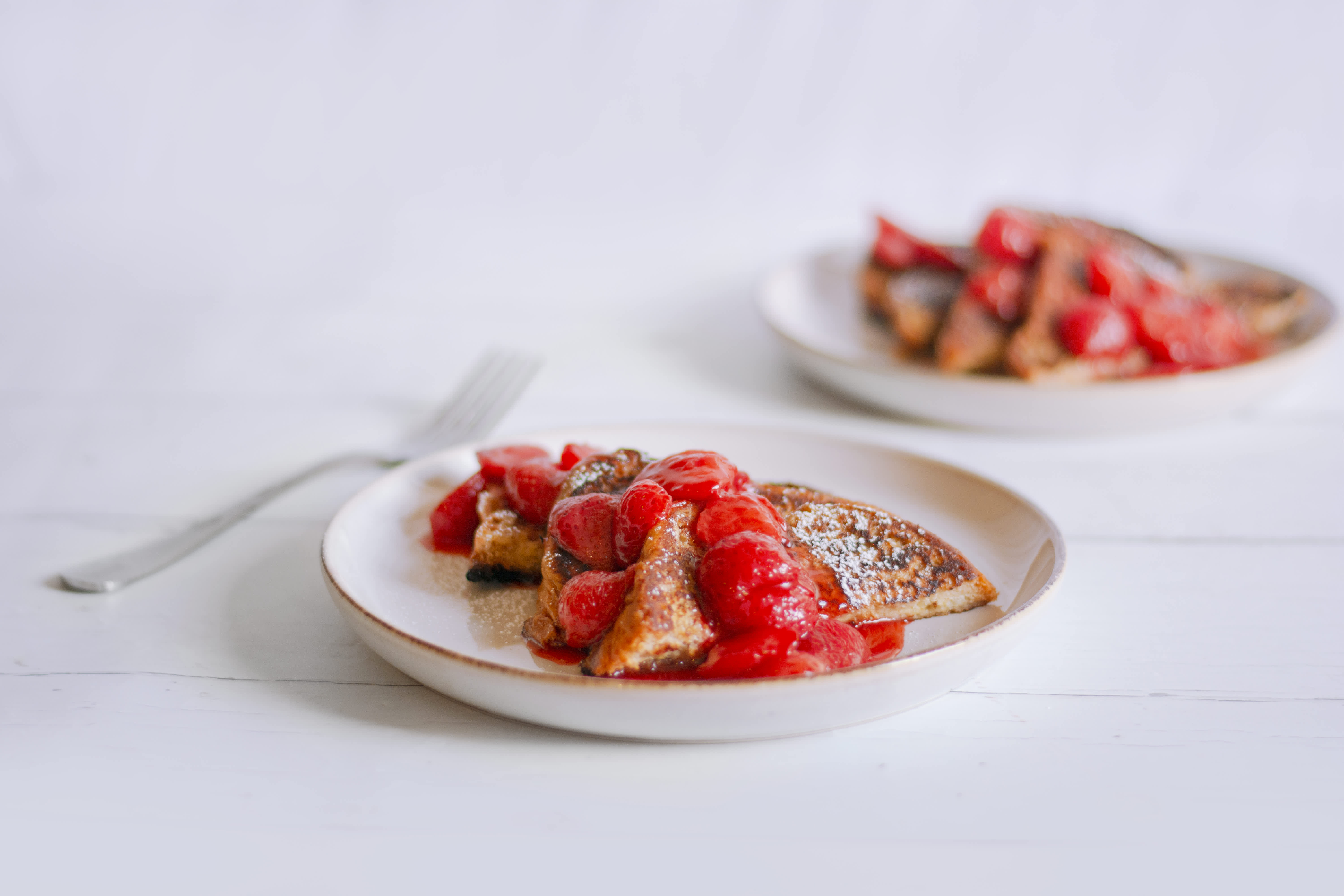 Image of French Toast With Caramelised Strawberries