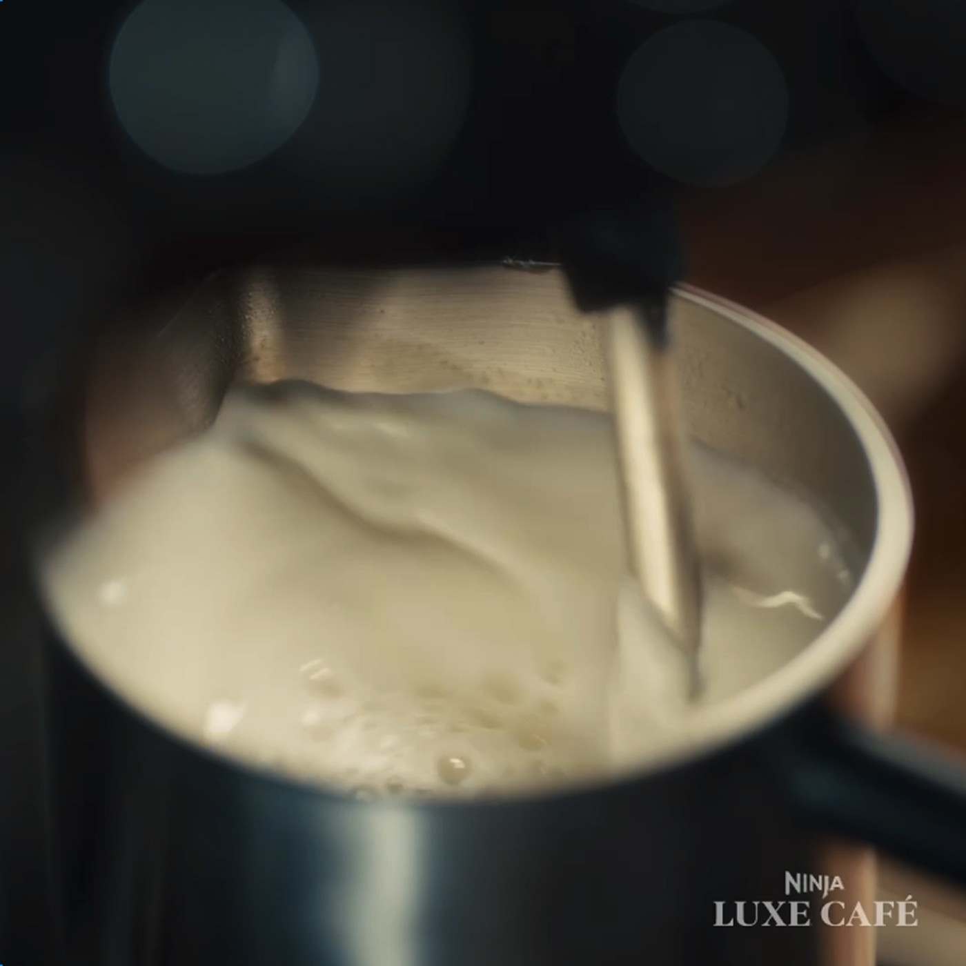 Image of Milk froth in a jug