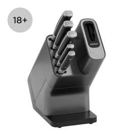 Refurbished Ninja Foodi StaySharp Knife Block with Integrated Sharpener &ndash; 5-Piece Set [K32005UKREF] | Excellent Condition product photo Side New M