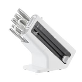 Refurbished Ninja StaySharp Stainless 6-Piece Knife Set & White Block &ndash; [K62006EUWHREF] | Excellent Condition product photo Side New M