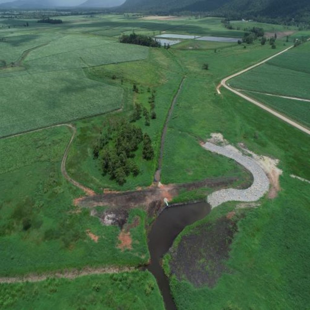 Landscape wetland trial on Tully Sugar Ltd cane farm