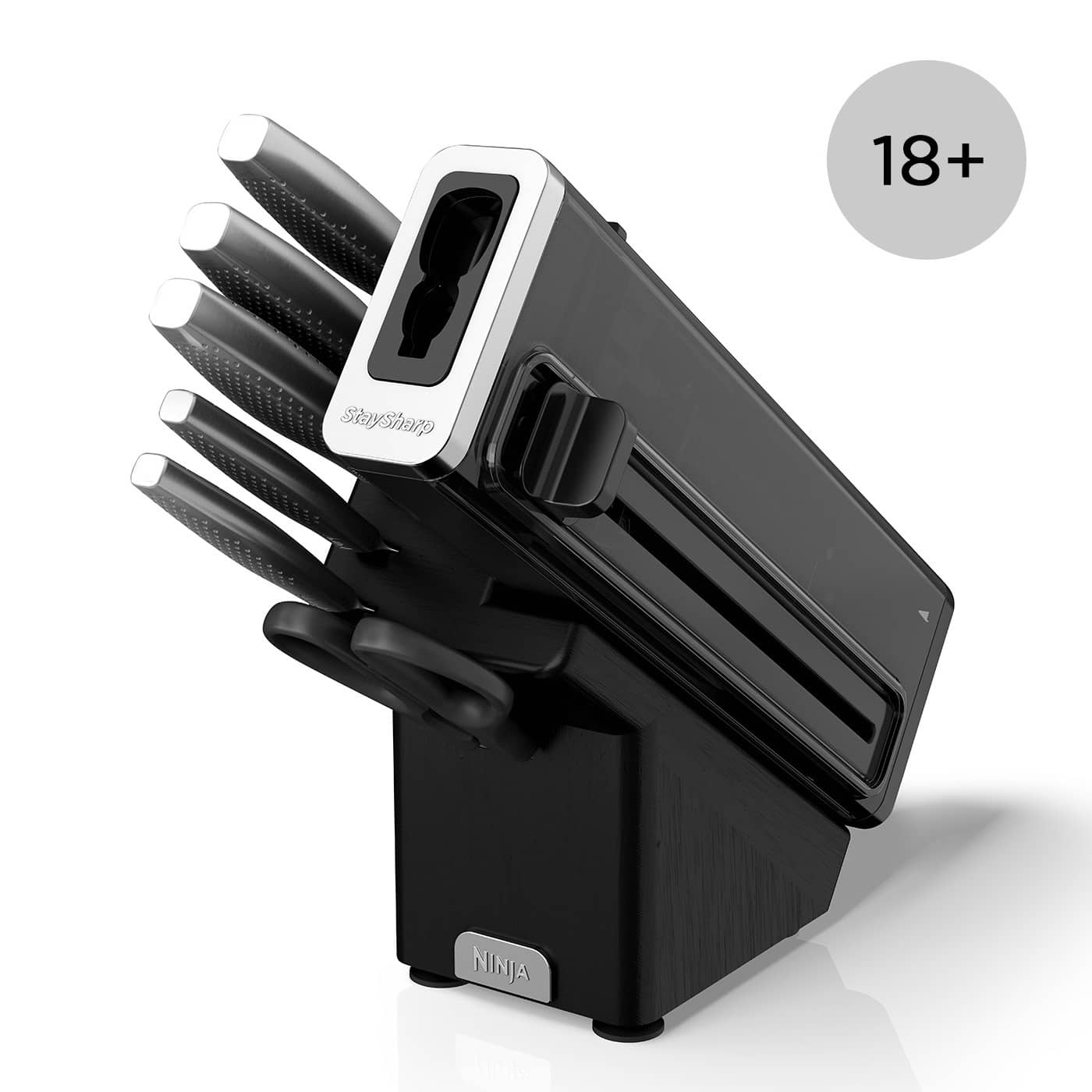 Ninja StaySharp Stainless 6-Piece Knife Set & Wood Block – K62006EUUK product photo