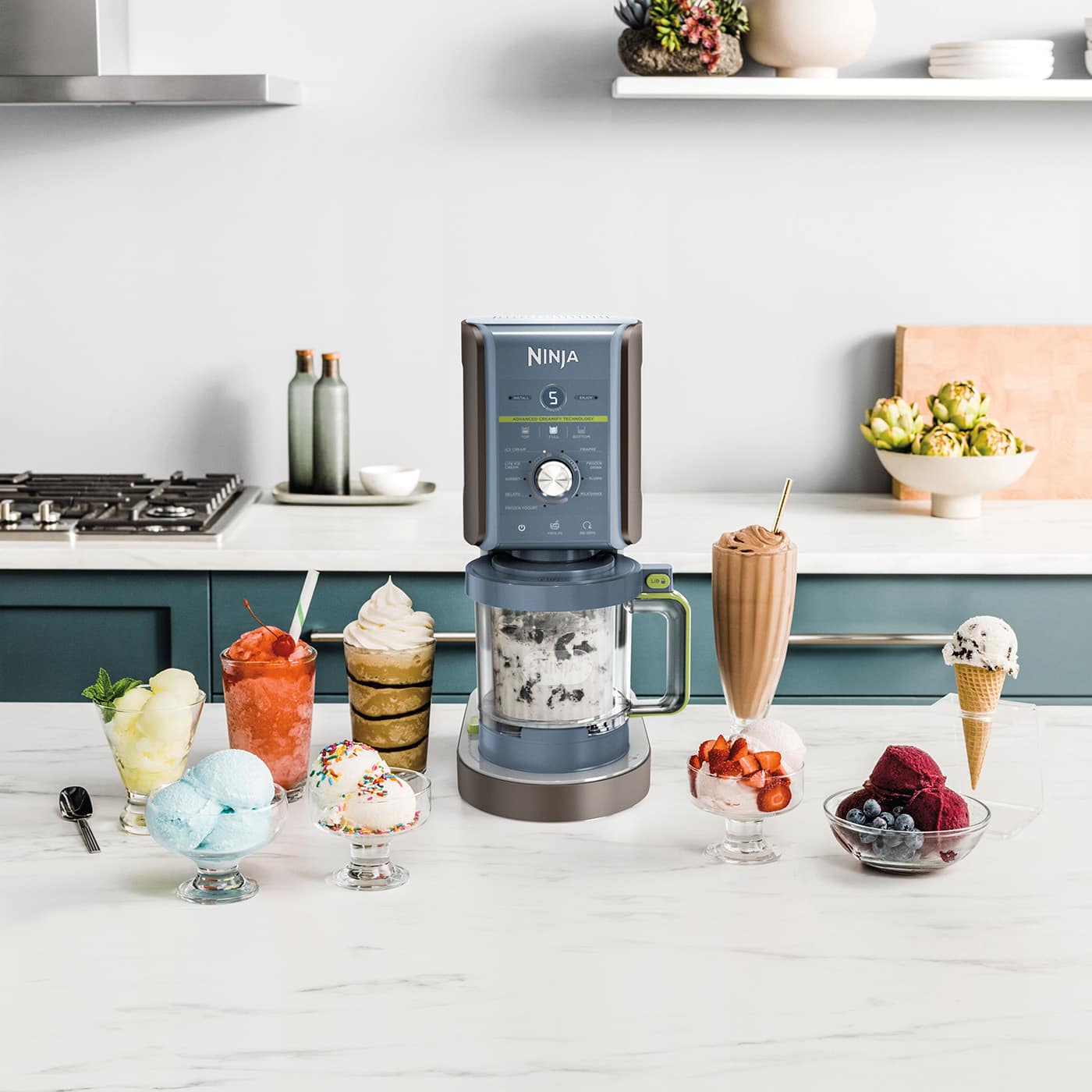 Two flavours in one base