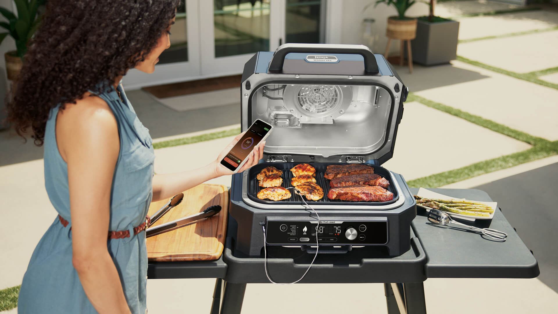 Ninja Outdoor Woodfire Connect and control with your phone