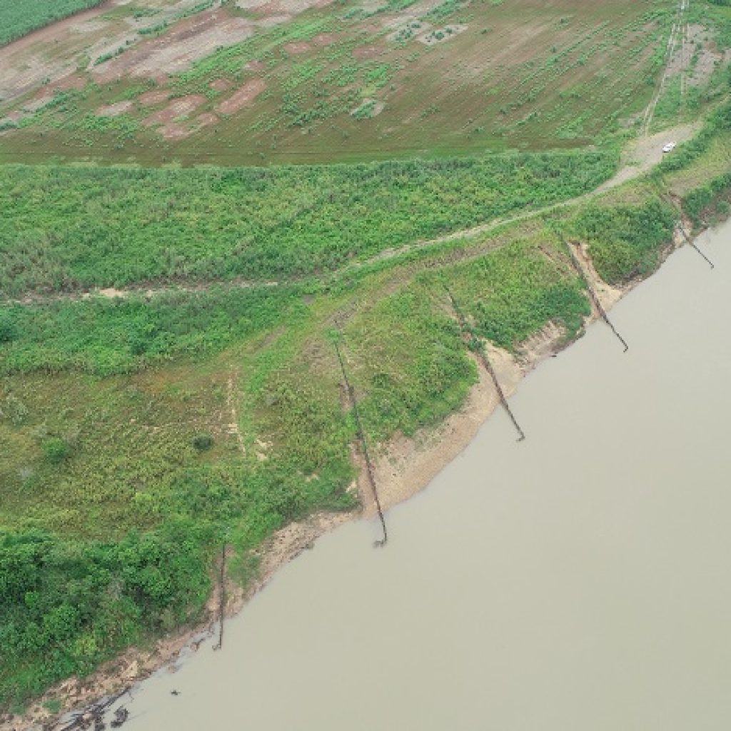 New streambank erosion project