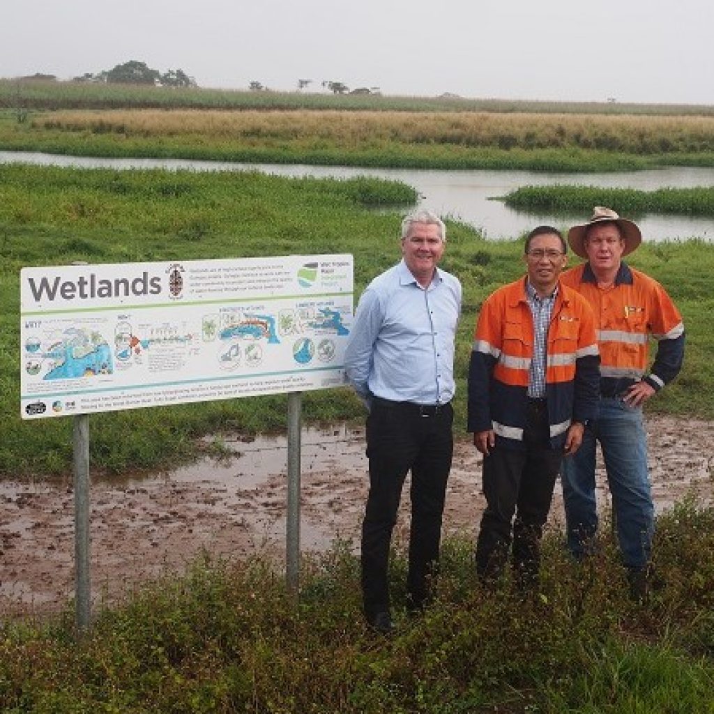 Farm wetlands improving water quality