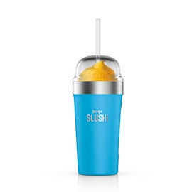 Ninja SLUSHi Insulated Bubble Cup with Lid & Straw &ndash; Bright Blue XSKBBLBLEUK product photo Side New M