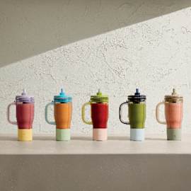 Ninja BlendBoss 710ml Travel Tumbler &ndash; Cyberspace product photo Side New M