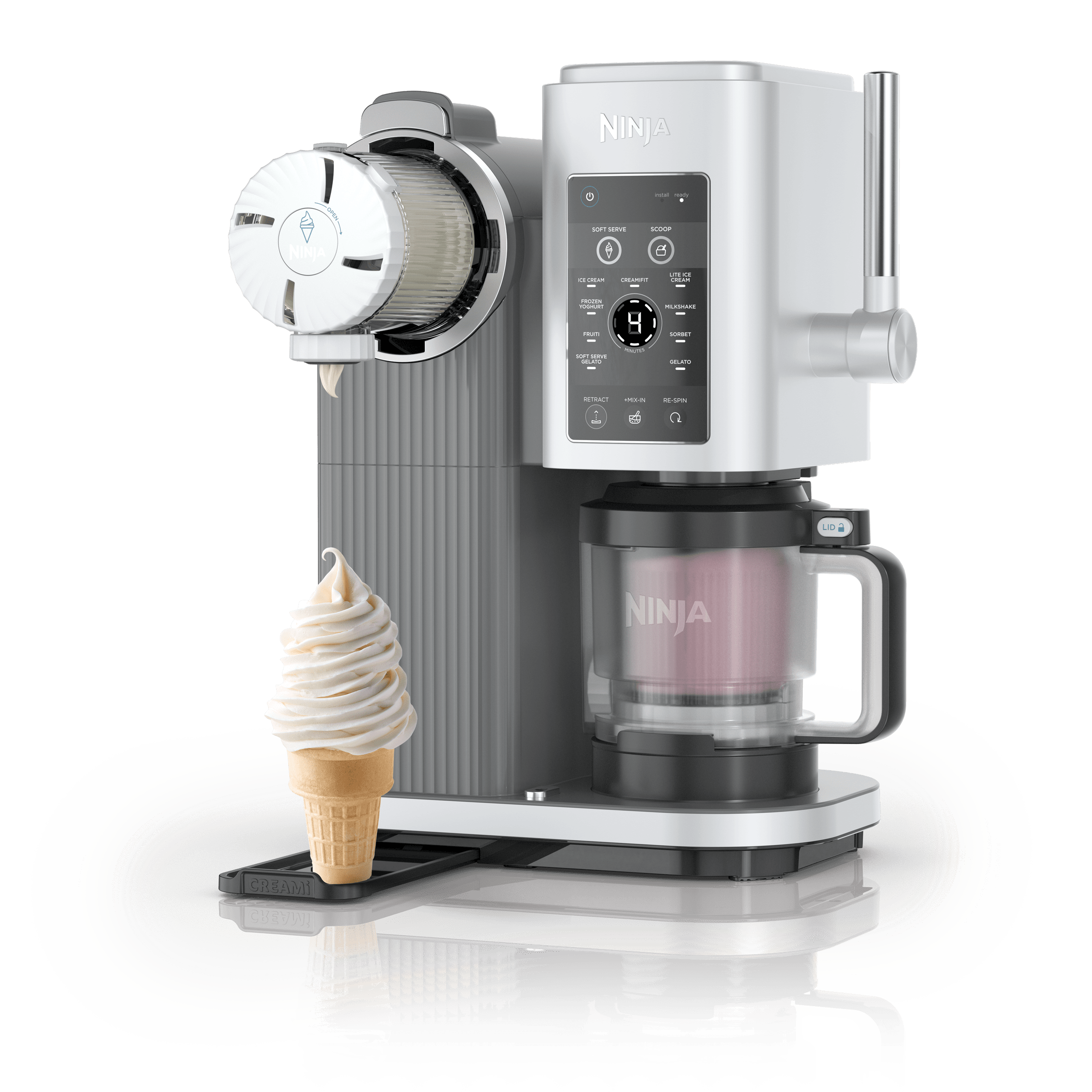 Ninja Creami Swirl Soft Serve Creamify Technology